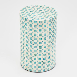 Taburetes de mesa auxiliar para sala de estar con incrustaciones de nácar modernas más vendidas, otomanas, precio al por mayor de Vietnam - Product Image 4