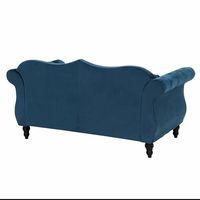 Venta al por mayor de sofá de dos plazas Chesterfield con tapicería de terciopelo de diseño clásico para el hogar o el hotel