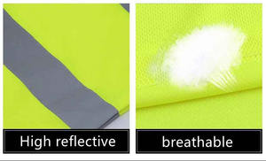 Hi Vis Camisas de manga corta de seguridad reflectantes de alta visibilidad 2025 Ropa DE TRABAJO Polo de seguridad de manga corta de alta visibilidad - Product Image 4
