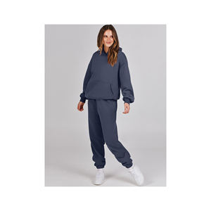 Pull-over bon marché imprimé sweat-shirt brodé unisexe Survêtements surdimensionnés Survêtement en coton uni personnalisé vierge - Product Image 5