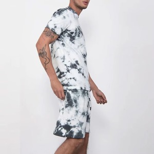 Conjunto de ropa de sublimación de verano Camiseta y pantalones cortos de algodón ligero para hombres de dos piezas para uso diario - Product Image 2