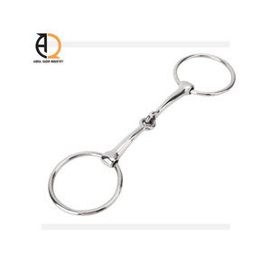 Bocado de Anillo Suelto para Caballo, Diseño de Acero Inoxidable, para Equitación, Rendimiento Equino, Mediano - Product Image 2