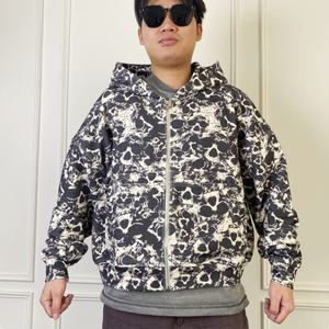 Sweats à capuche OEM de haute qualité - Broderie et impression numérique 320g 100% coton Service OEM Coupe régulière pour homme Hiver - Product Image 5