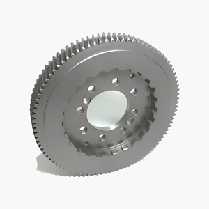 Rodamientos de placa giratoria sin mantenimiento de acero inoxidable mecanizado CNC con dientes de engranaje - Product Image 5