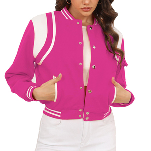 Veste bomber en polaire coupe-vent ODM pour hommes et femmes avec logo brodé personnalisé sur le devant, longueur standard, vestes pour hommes - Product Image 1