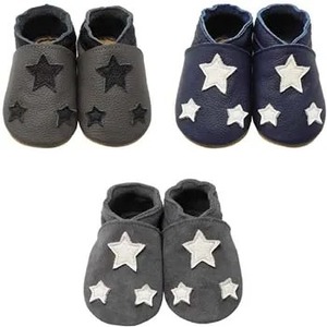 รองเท้าหนังแท้ลายการ์ตูนสำหรับเด็กหัดเดิน - Product Image 2