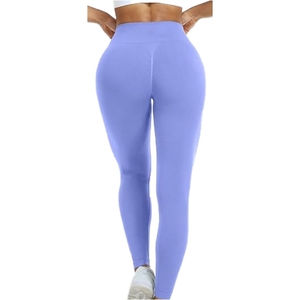 Nouveau style de vêtements de sport pour femmes, logo personnalisé, legging de yoga taille haute, pantalon respirant uni, best-seller, leggings OEM - Product Image 5