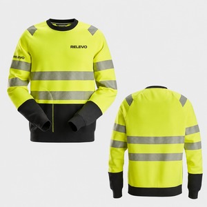 High Visibility Reflective <b>Work</b> Jacket With Safety Tape And Rubber Patch Logo <b>waterproof</b> safety jacket - Product Image 2