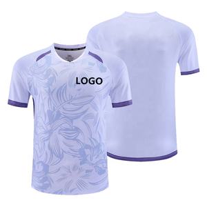 Vêtements de tennis de table personnalisés en sublimation intégrale, chemises de badminton, maillots de sport à séchage rapide, maillots de volleyball personnalisés bleus - Product Image 2