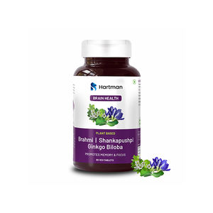 Desata el potencial suplemento de salud cerebral de tu cerebro Brahmi Shankapushpi Ginkgo Biloba mejora el enfoque de la memoria-para adultos - Product Image 1