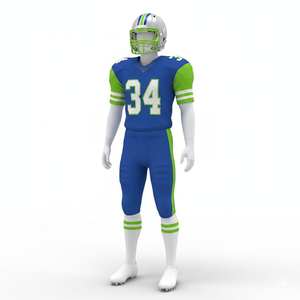 Sultan Boxing Custom Summer American Football Uniform Red Team Set Featuring Pro Style Breathable Quick Dry Short Jersey <b>Padded</b> - Product Image 2