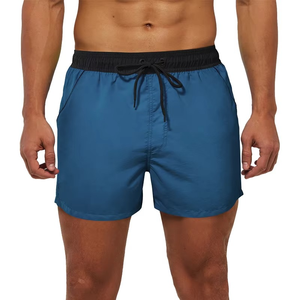 Maillot de bain pour hommes de haute qualité personnalisé mode imprimé taille moyenne maillots de bain décontracté imperméable vêtements de plage avec fermeture à la taille élastique - Product Image 3