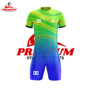 Custom Soccer Jersey and Shorts Set Sublimation Team Uniform Full Kit 100% Polyester Quick Dry for <b>Infants</b> & Toddlers - Product Image 5