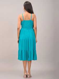 Vestido largo informal de verano sin mangas, elegante, largo hasta media pierna, 2023 - Product Image 3