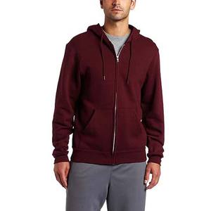 Sweat à capuche en molleton de coton 340 GSM pour homme, saison hivernale, avec fermeture éclair, broderie unie, entièrement personnalisable, séchage rapide et respirant - Product Image 5