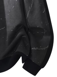 Sudadera de Forro Polar de Manga Larga Holgada para Hombre, 100% Algodón, con Mangas Raglán, Informal, de Invierno, Personalizable - Product Image 5