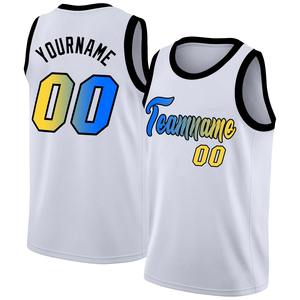 Maillots de basket-ball personnalisés entièrement sublimés avec nom et numéros d'équipe, sans manches, absorbant la transpiration, pour hommes et jeunes - Product Image 6