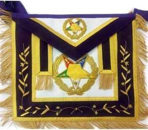 Chapeaux de cérémonie complets brodés pour Maître Maçon, Rang Provincial, Rite Écossais, Régalia maçonnique - Product Image 5