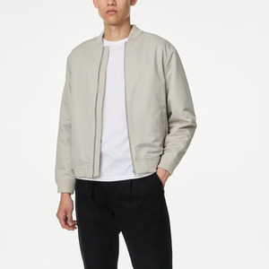 Chaqueta de invierno de bombardero para hombre al por mayor, novedad en ropa informal para jóvenes, chaqueta de bombardero con logotipo personalizado para hombre - Product Image 3