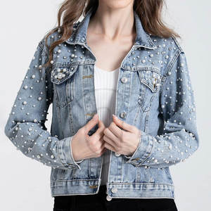 Design Your Own Product <b>Women</b> Jeans <b>Jacket</b> <b>Lightweight</b> <b>Women</b> Jeans <b>Jacket</b> Custom Made Jeans <b>Jacket</b> - Product Image 2