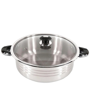 Cazuela de metal con diseño árabe, olla caliente hecha a mano, calidad superior, venta al por mayor, calentador de alimentos de metal, olla redonda - Product Image 1