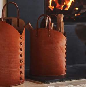 Leather Handmade <b>Box</b> Style Single Slot <b>Magazine</b> Holder with Curved Handles Best Quality <b>Magazine</b> Rack Use Low Cost - Product Image 5