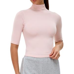Camisetas de Yoga, Top Deportivo para Gimnasio, Camiseta de Yoga de Manga Corta para Mujer, Ropa de Gimnasio, Ropa Deportiva para Correr, Top Deportivo Transpirable - Product Image 1