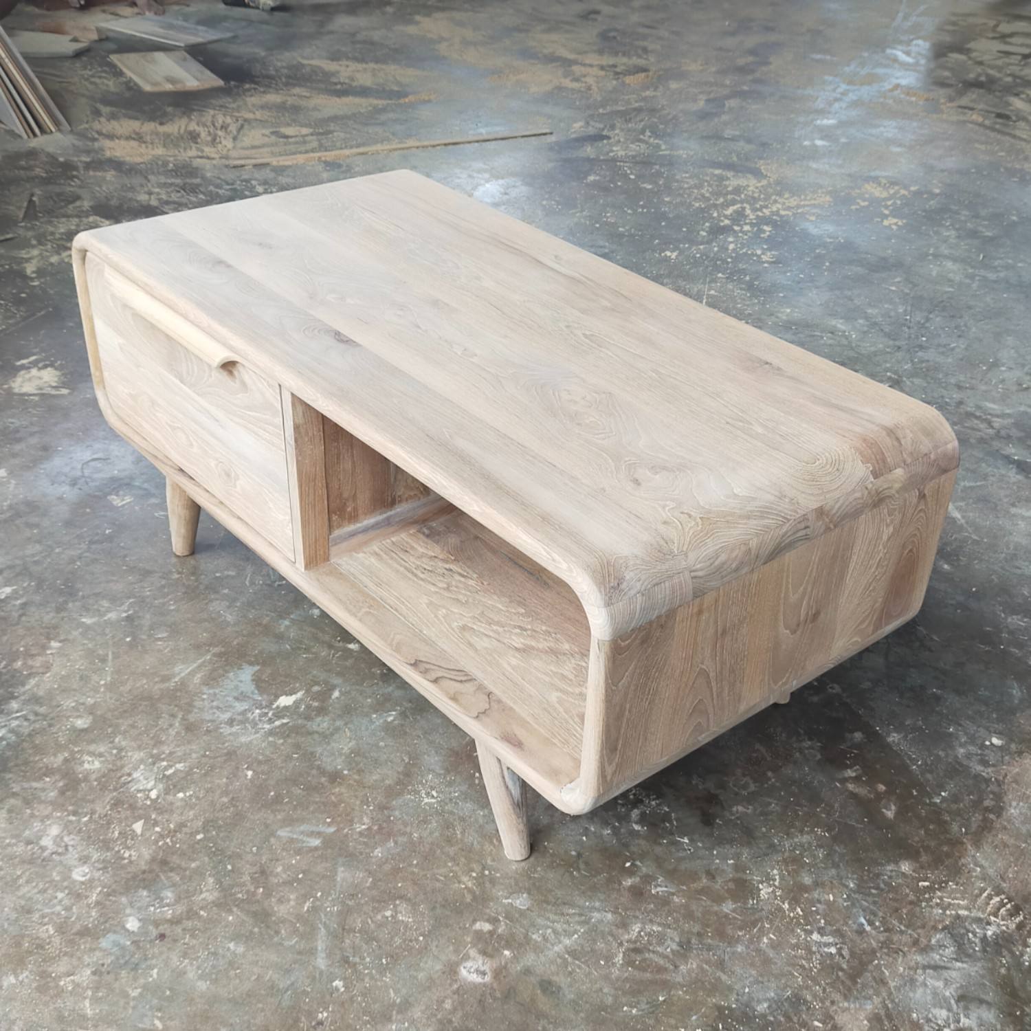 Natural Unfinished Smooth Sanding Teak A