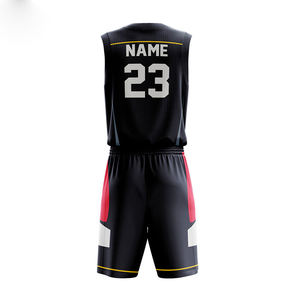 Conjunto de Uniforme de Baloncesto Reversible Unisex 100% Poliéster, Personalizado, Transpirable, de Secado Rápido, para Entrenamiento, Tallas Grandes - Product Image 3