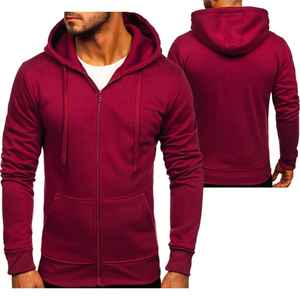 Sweat-shirt à capuche en molleton avec fermeture éclair, tendance, personnalisable avec votre marque, pour homme, nouvelle collection 2025 - Product Image 6