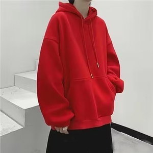 Oem diseño de logotipo personalizado casual todo-fósforo color sólido manga larga Jersey chaqueta suelta Sudadera con capucha sudaderas con capucha - Product Image 6