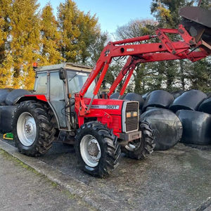 รถแทรกเตอร์ Massey Ferguson 390 สำหรับทำสวน ขับเคลื่อน 4 ล้อ กำลัง 45-90 แรงม้า สำหรับเครื่องยนต์ เกียร์ ปั๊ม ลูกปืน รับประกัน 4 ปี ใช้ในงานฟาร์ม - Product Image 1