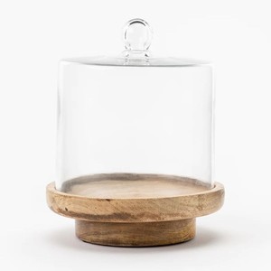 Cilindro de vidrio de metal grande Soporte de pastel de taza de madera de mango de alta calidad Nuevo diseño Superventas Fiesta usada - Product Image 6