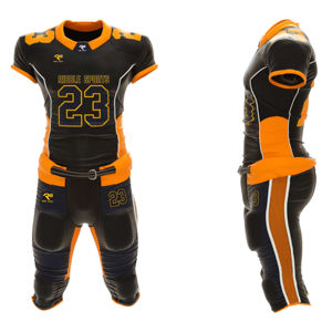 ชุดอเมริกันฟุตบอลขนาดใหญ่พิเศษเสื้อเจอร์ซีย์ฝึกซ้อมอเมริกันฟุตบอลสไตล์เยาวชนแฟชั่นสตรีทพิมพ์ลายได้ตามต้องการ - Product Image 4