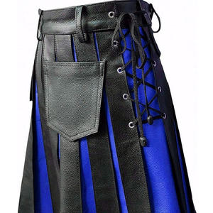 Kilt informal Highland hecho en cuero nuevo para hombres, venta al por mayor, Kilt de cuero escocés Highland Formal Wear en MOQ bajo - Product Image 6