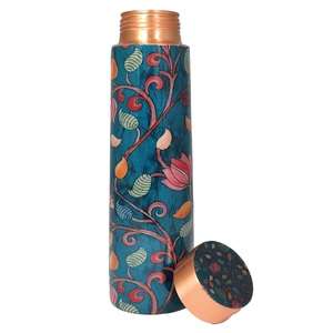 High-End Multi-Color Printed Copper <b>Water</b> <b>Bottle</b>, Unique Ayurvedic Metal <b>Water</b> <b>Bottle</b> for Office, Gym & Corporate Gifting - Product Image 4