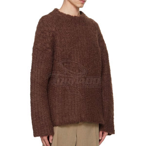 Ropa de exterior para adultos, suéteres de mohair para hombres, suéteres de mohair de manga larga para hombres, suéteres de mohair de tela transpirable para hombres - Product Image 2