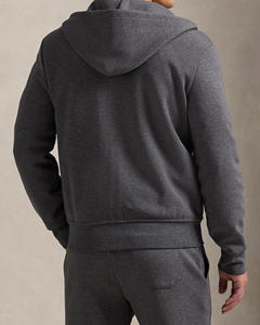 Sweat à capuche zippé surdimensionné classique à la mode pour hommes 100% coton tissu de haute qualité utilisé avec logo personnalisé et impression numérique - Product Image 2