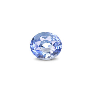 Saphir bleu, pierre précieuse non montée, 3,99 carats, facetté, couleur bleu royal, taille 10 mm, traité thermiquement, hauteur 8 mm et 6 mm - Product Image 1