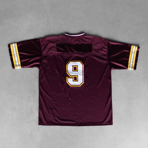 Camiseta Deportiva Retro de Fútbol Americano, Diseño Personalizado al por Mayor, Sublimación Completa, Transpirable, de Secado Rápido, Estilo Corto y Holgado - Product Image 2