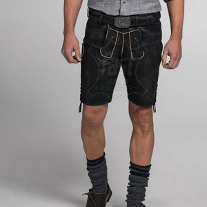 Lederhosen taille adulte, shorts bavarois, Lederhosen sur mesure, shorts bavarois de haute qualité, Oktoberfest traditionnel - Product Image 5