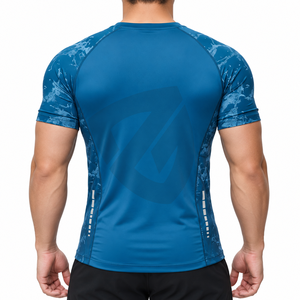 Wholesale <b>BJJ</b> Rash Guard for Gym Training & Fight Compression Shirt No Gi Sublimation Printed Jiu Jitsu Men <b>Rashguard</b> - Product Image 3