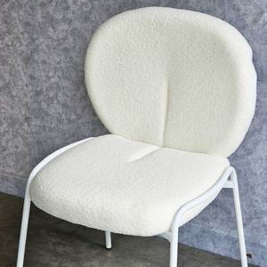 Fauteuil d'appoint GAK753 en fourrure moelleuse pour l'hiver, avec revêtement en polaire confortable, pour la maison ou le bureau - Product Image 4