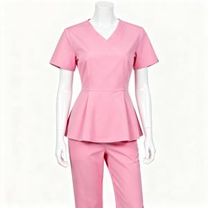 ชุดสครับสำหรับพยาบาลในโรงพยาบาลหญิงชุดสครับขัดผิวสำหรับพยาบาลดีไซน์เก๋และมีระดับ - Product Image 4