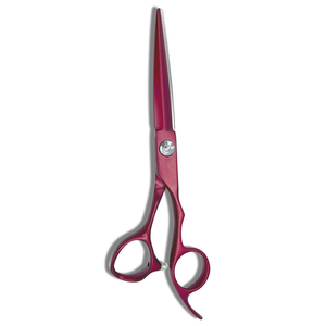 Tijeras de peluquería de salón granate supercortadas con hojas afiladas duraderas de acero inoxidable con mango elegante para belleza - Product Image 6