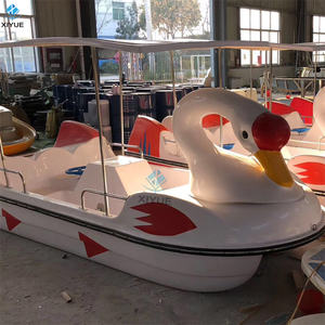 Barco de Pedales Swan para 4 Personas, de Fibra de Vidrio, con Remo de Pato, para Niños y Adultos, Entretenimiento Acuático y Turismo <span class=keywords><strong>en</strong></span> Lagos, a Precio Económico - Product Image 3