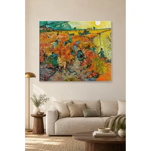 Fida Van Gogh Le vignoble rouge d'Arles Impression sur toile - Product Image 2