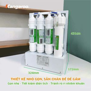 Système de filtre à eau par osmose inverse sous l'évier avec cadre pour ménage 9 étapes filtre à eau par osmose ou purificateur pour la maison - Product Image 3