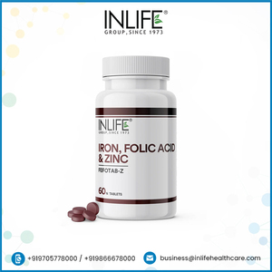 Suplemento de Hierro, Ácido Fólico, Zinc y Fortalecimiento Sanguíneo Más Vendido (60 Pastillas) para Hombres y Mujeres - Product Image 2