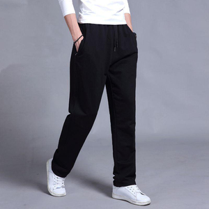 2024 été léger décontracté coupe régulière hommes toile Joggers pantalons de survêtement vêtements de sport tricot pantalon jambe large - Product Image 3